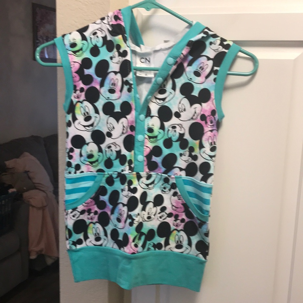 Girls Carter Nichole Mickey Mouse patterned dress